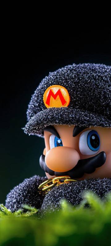 Mario with blue eyes