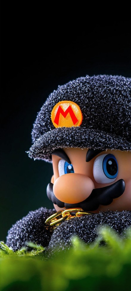 Mario with blue eyes