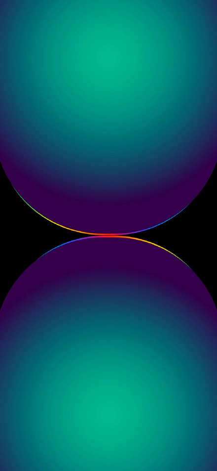 Gradient Abstract Sphere Iphone Wallpaper