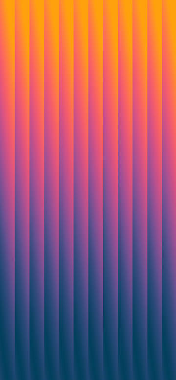 Vertical Stripes in Pink and Orange Gradient Wallpaper