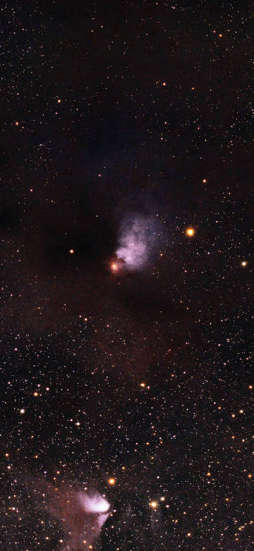 Purple Nebula in the Starry Sky Wallpaper
