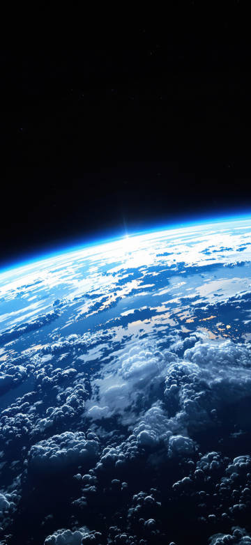 Earth 4K Wallpaper: Space, Universe, Clouds, Dawn