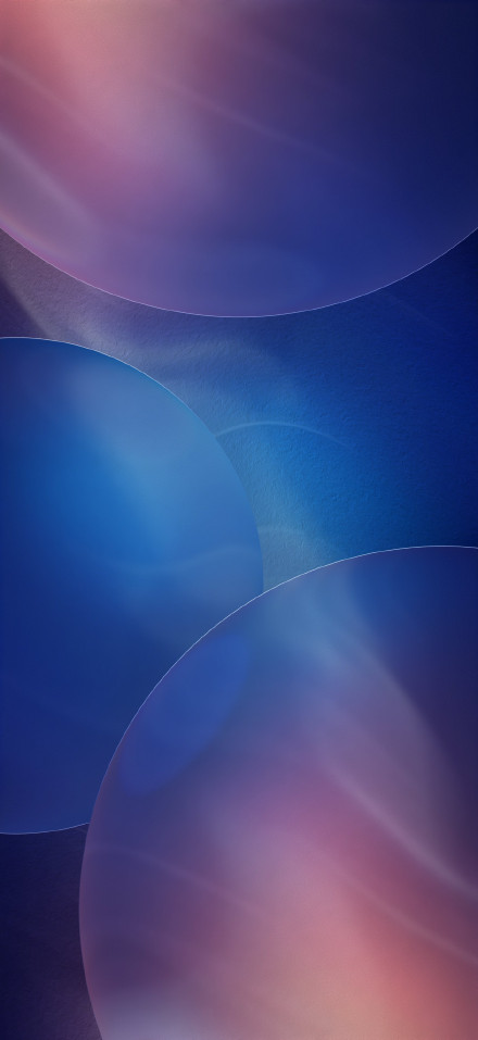 Cosmic Aurora Frosted Glass 4K Wallpaper