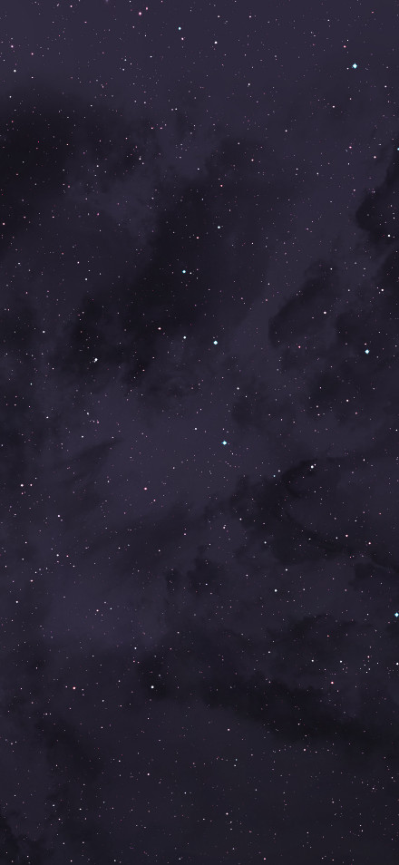 Aesthetic Night Sky Wallpaper: Countless Stars Brightening the Black Night