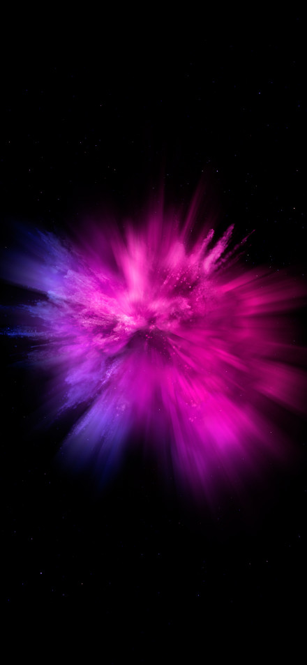 Abstract wallpaper: purple, pink, nebulae exploding, dark backgrounds