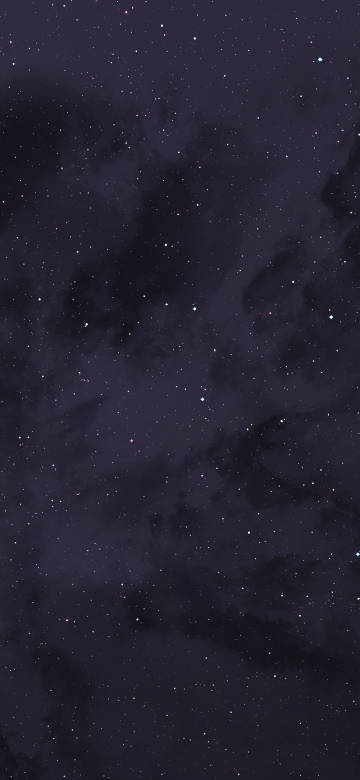Aesthetic Night Sky Wallpaper: Countless Stars Brightening the Black Night