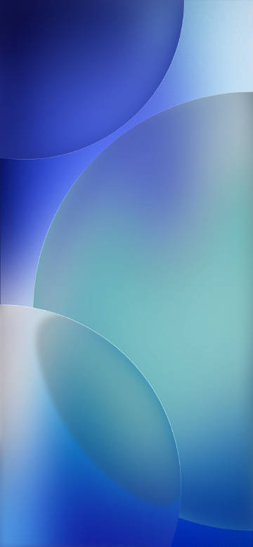 Ocean Aura Frosted Glass Gradient Abstract 4K Wallpaper