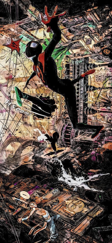 Comic Wallpaper: Dark, Spider-Man, Abstract City, Action, HD Free