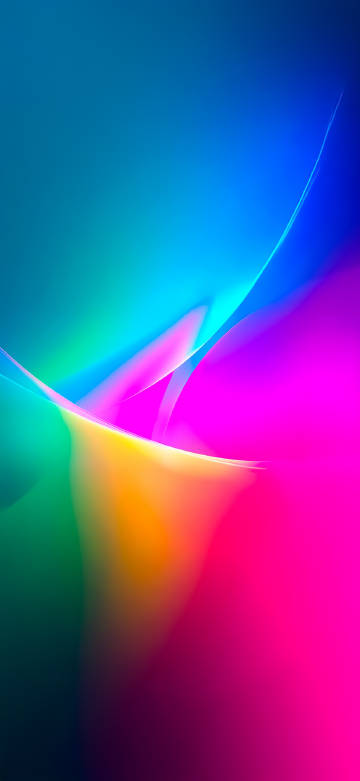 Abstract 4K Wallpaper: Neon Colors, Fluid, Gradient, Blue