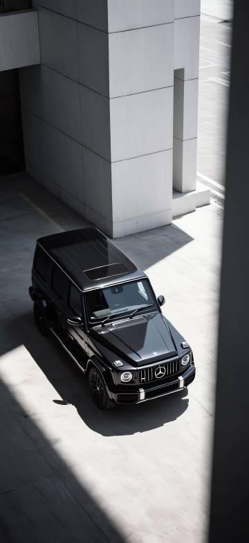 Mercedes-Benz G-Class car in the sun 4K wallpaper