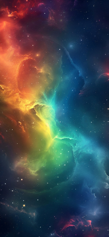 Colorful Fantasy Abstract Starry Sky Wallpaper