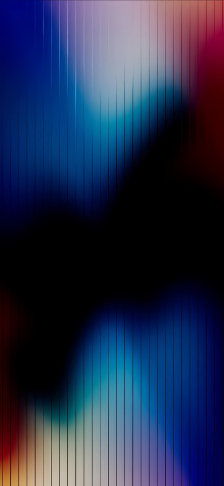Abstract Tech 4K Wallpaper: Vertical Lines, Blue Red Gradient Background