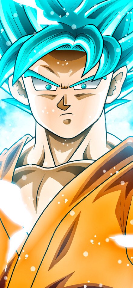 Dragon Ball anime wallpaper 4K: Son Goku Super Saiyan Blue