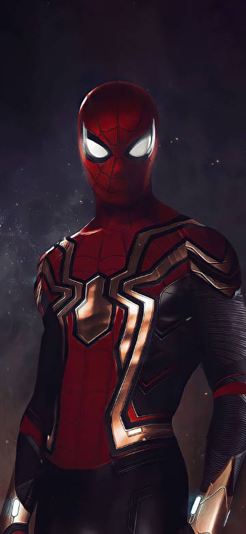 Spider-Man in Advanced Suit 4K UHD Wallpaper