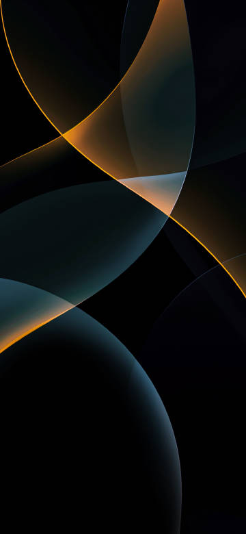 Abstract Curved Lines on Dark Ba
