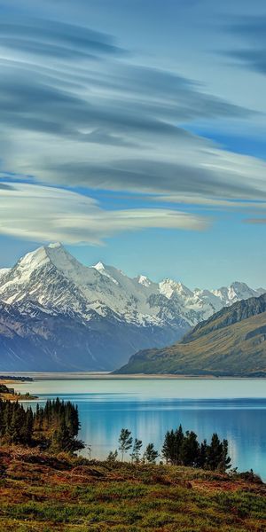 Breathtaking Mountain and Lake View for Your Phone Wallpaper