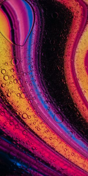 Phone wallpaper: Macro, Motley, Multicolored, Divorces, Bubbles, Liquid free download