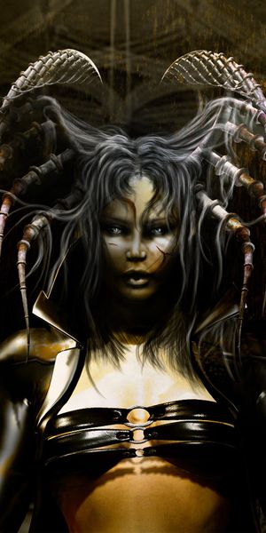 Phone wallpaper: Dark, Demon, Witch free download