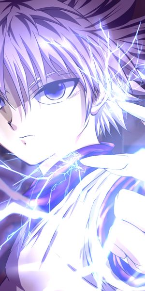 Killua Zoldyck Harnessing Lightning - Hunter x Hunter Wallpaper