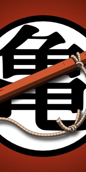 Epic Dragon Ball Z iPhone Wallpaper Featuring Iconic Staff in 4K Resolution