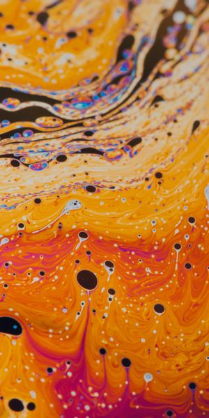 Phone wallpaper: Spots, Stains, Motley, Paint, Multicolored, Divorces, Liquid, Abstract, Fluid Art f