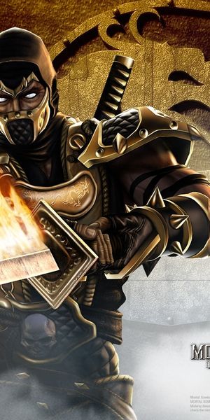 Phone wallpaper: Mortal Kombat, Art, Games free download