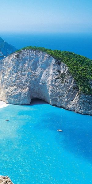 Breathtaking Beach Bay with Crystal Clear Blue Water