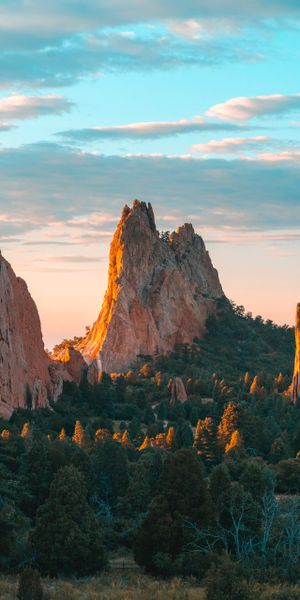 Phone wallpaper: Trees, Rocks, Nature, Mountains free download