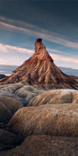 Breathtaking Mountain Landscape in Unique Rock Formation
