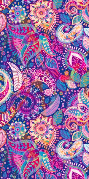 Beautiful Multicolored Floral Wallpaper for Your Phone