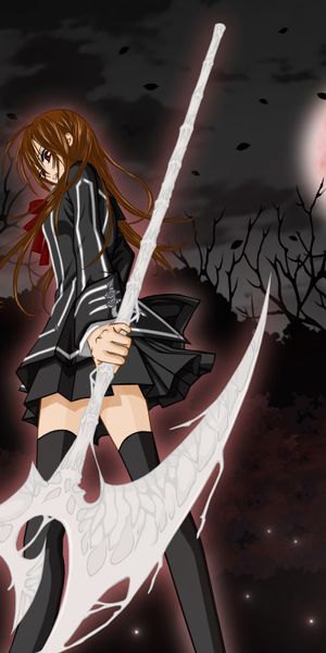 Phone wallpaper: Vampire Knight, Yuki Cross, Night, Anime free download