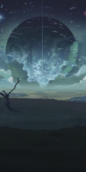 Phone wallpaper: 5 Centimeters Per Second, Akari Shinohara, Takaki Touno, Landscape, Anime free down