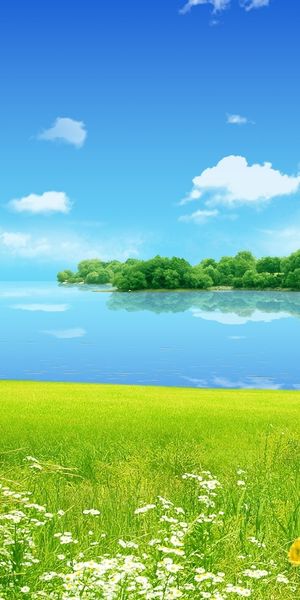 Vibrant Nature Landscape Wallpaper for Mobile Devices