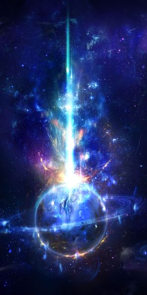 Bright Art of Saturn in a Stunning Cosmic Scene