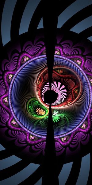 Phone wallpaper: Middle, Multicolored, Motley, Abstract, Background, Lines free download