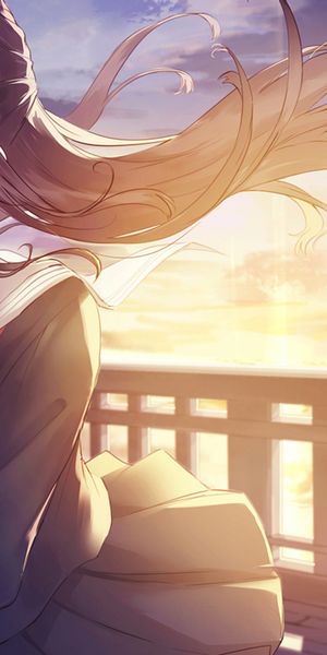 Phone wallpaper: Anime, Girl, School Uniform free download