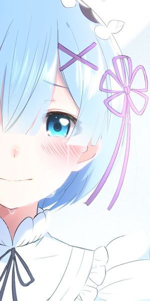 Beautiful Rem from Re:Zero - Perfect Phone Wallpaper