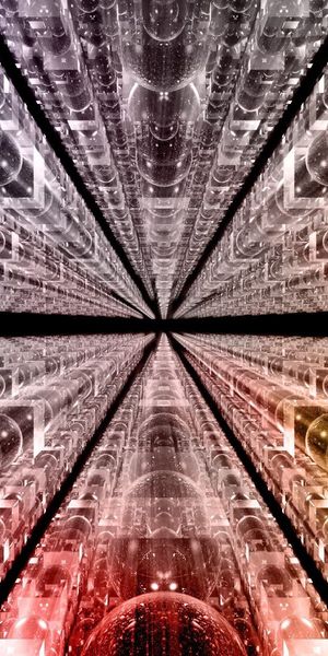 Phone wallpaper: Motley, Multicolored, Immersion, Fall, Form, Abstract, Forms free download