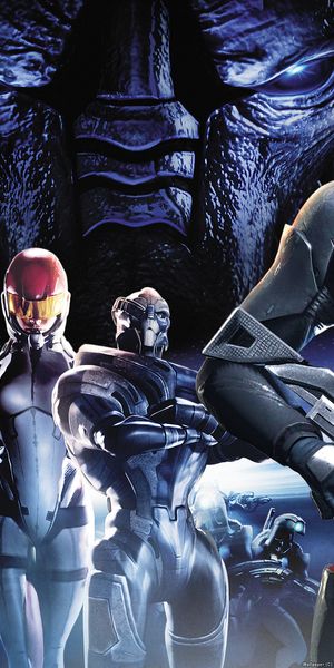Phone wallpaper: Mass Effect, Games free download