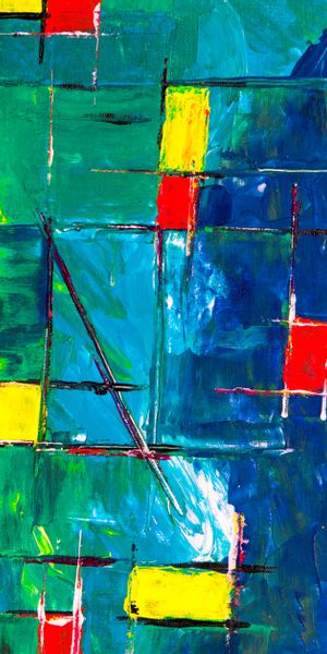 High-Quality Multicolored Acrylic Paint Wallpaper for Your Phone