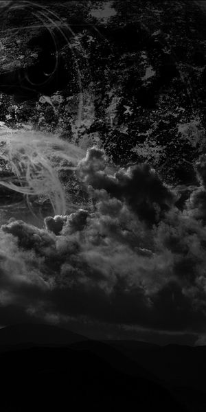 Epic Sci-Fi Scene: Planet Rise with Moon and Clouds