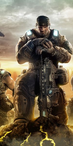 Dynamic 4K Phone Wallpaper of Iconic Game Characters in Action