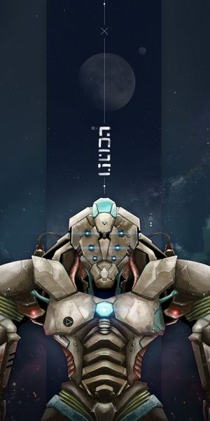 Phone wallpaper: Armour, Armor, Art, Robot, Warrior free download