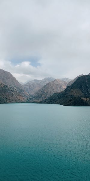 Phone wallpaper: Bay, Nature, Mountains, Water, Landscape free download