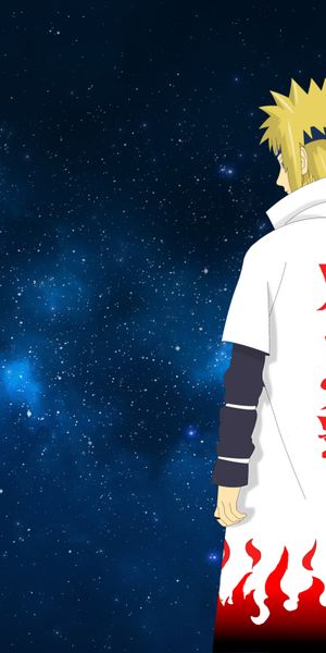 Minato Namikaze in Stunning Anime Style for Phone Wallpaper