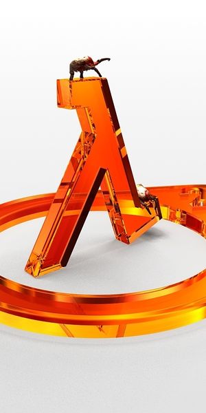Free iPhone Wallpaper Featuring the Iconic Half-Life Logo and Creatures