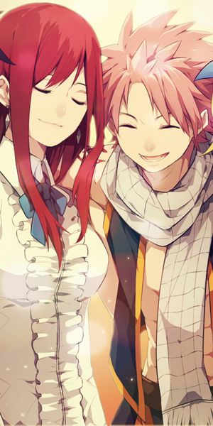 Fairy Tail Main Characters Together: Erza, Gray, Lucy, and Natsu