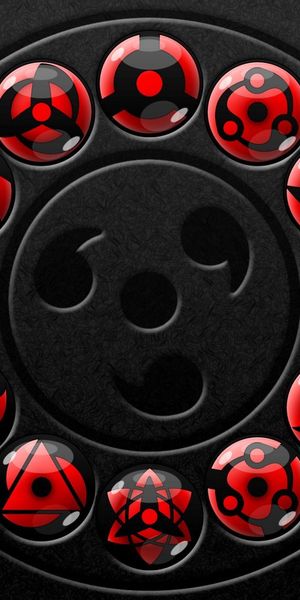 Magnificent Mangekyō Sharingan Design for Mobile Wallpaper