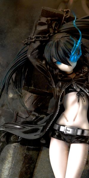 Mato Kuroi Figurine from Black Rock Shooter - Stunning Mobile Wallpaper