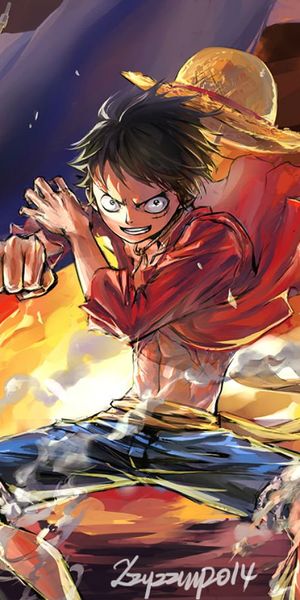 One Piece Epic Wallpaper of Monkey D. Luffy, Sabo, and Portgas D. Ace
